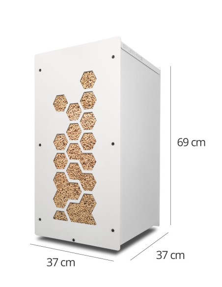 Granulebox 55kg blanc OCTO