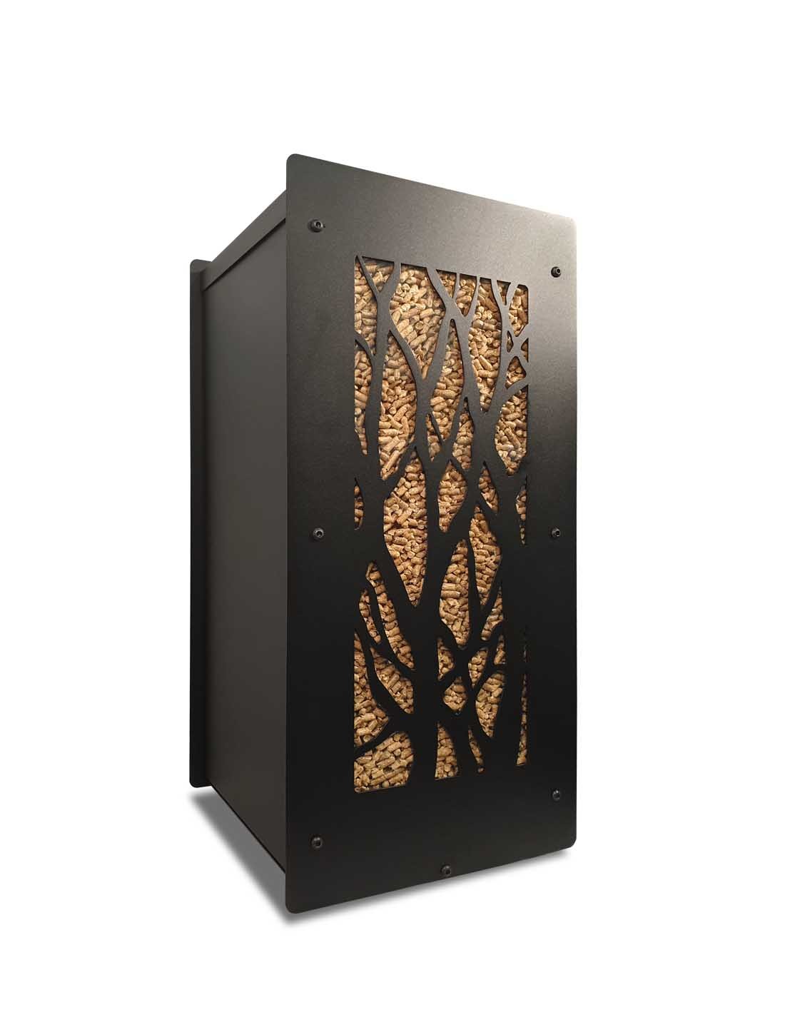 Pellet'Box - Votre réserve à granulés design de 45 kg - Noir - Cdiscount  Bricolage