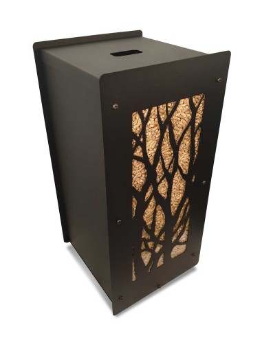 rangement pellets design pour intérieur