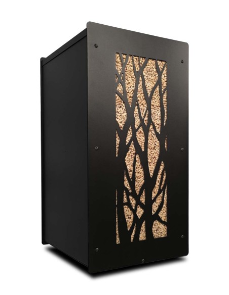 Store pellet bags in a black Granulebox pellet tank
