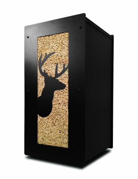Pellet storage for wood pellet bags