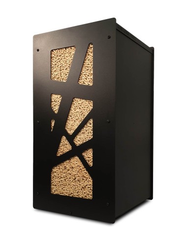 Big pack wood pellet storage Archi black : image