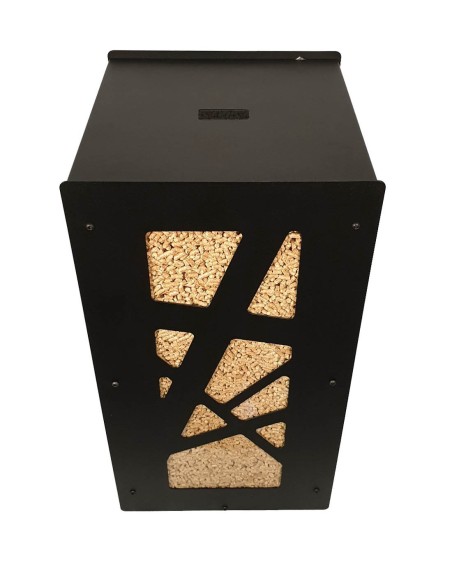 Big pack wood pellet storage Archi black : image