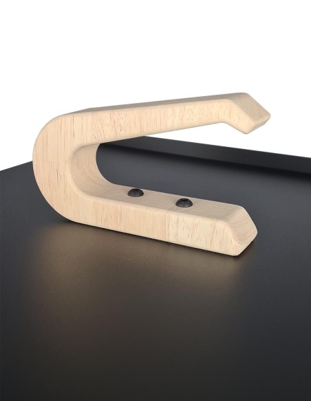 Handle for wood pellet storage