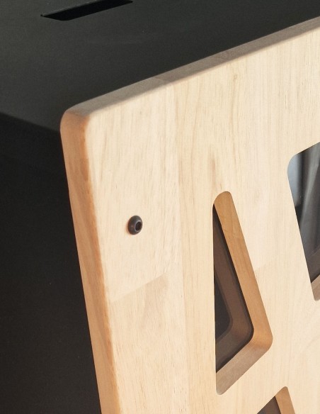 Pellet storage in steel and wood storage made in France