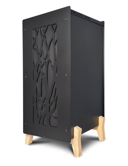 Pied en bois pour stockage pellet