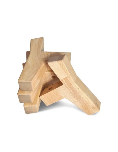 Pied en bois pour stockage pellet