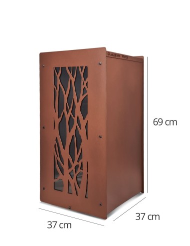 Granulebox Oxy wood pellet holder, 55kg model