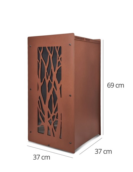 Granulebox Oxy wood pellet holder, 55kg model