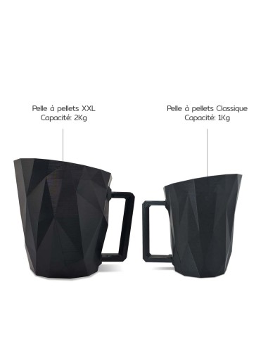 différence pelle à granulés de bois 1kg et 2kg