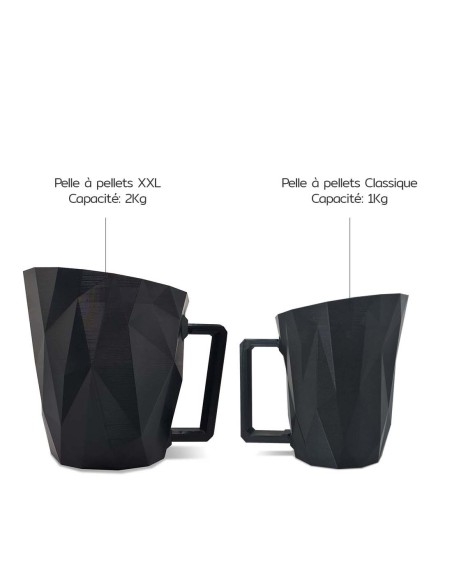 différence pelle à granulés de bois 1kg et 2kg