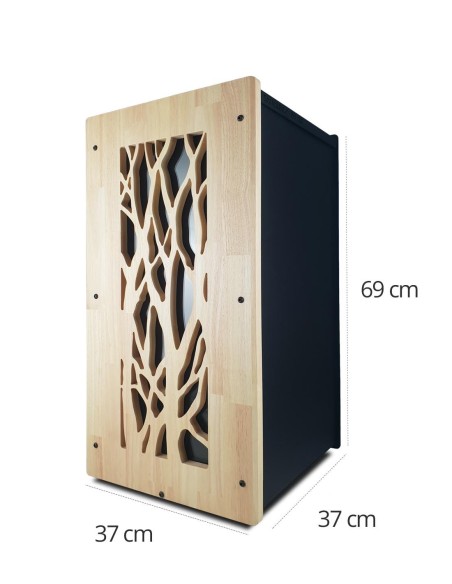 Rangement granulés de bois premium : image