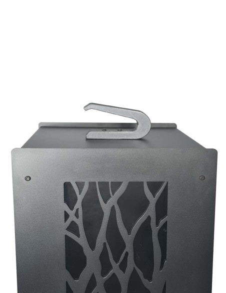 Poignée Amidon de maïs recyclé noir