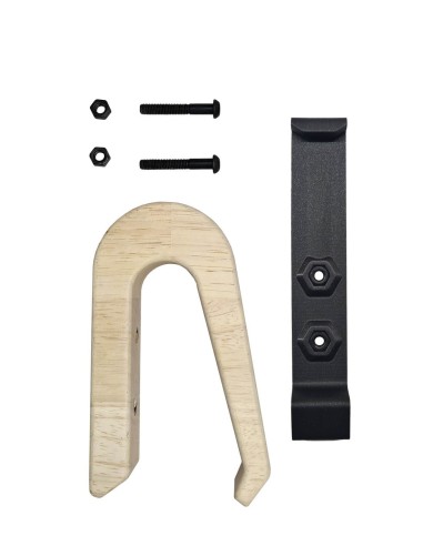 Handle for wood pellet storage