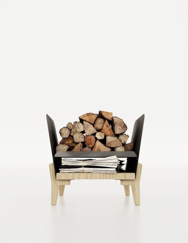 Rangement à bois AMI : image