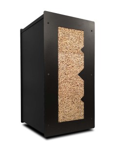 Modern French-designed pellet storage furniture