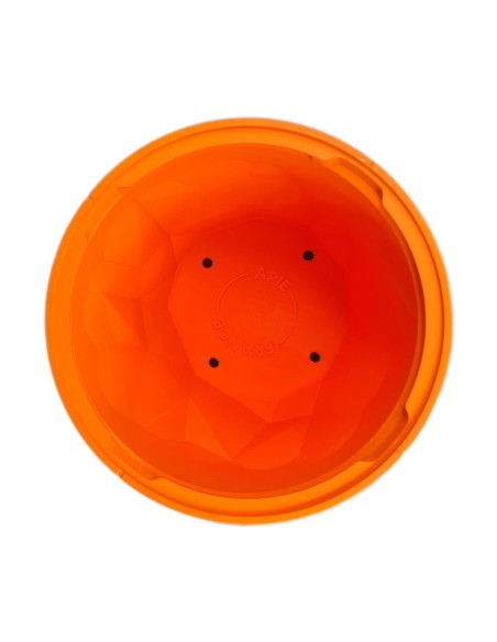 Orange CrocketBox size reference next to a standard cat food kibble bag