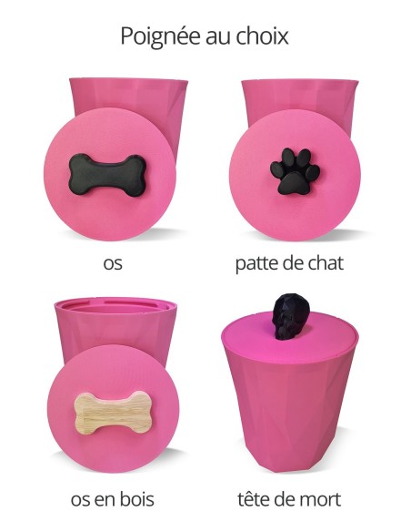 Crocketbox APIE Candy Pink container shown in a stylish modern kitchen setting