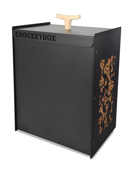 Stockage croquettes chien design Crocketbox salon