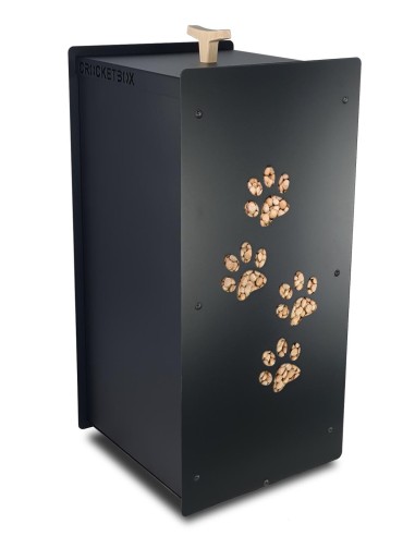 meuble de rangement design pour les croquettes de chat