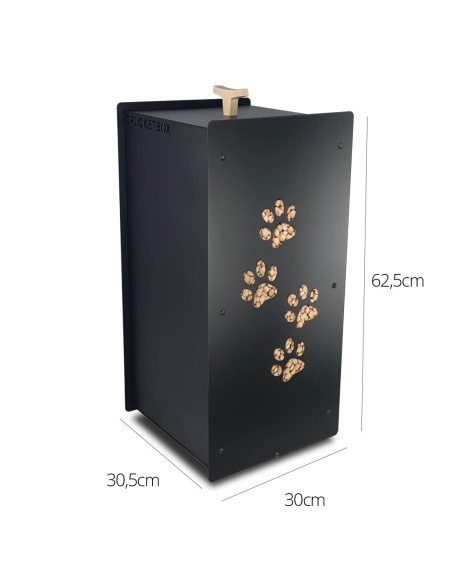 Crocketbox 4 paws 20 kg black