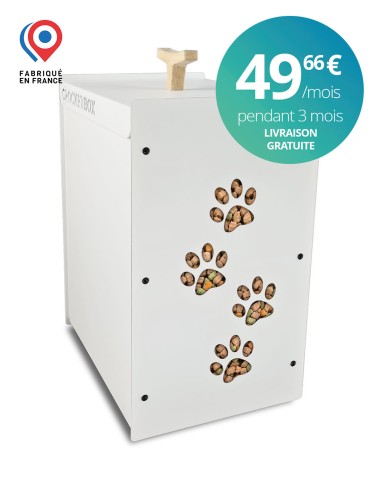 Crocketbox pour rangement croquettes chat