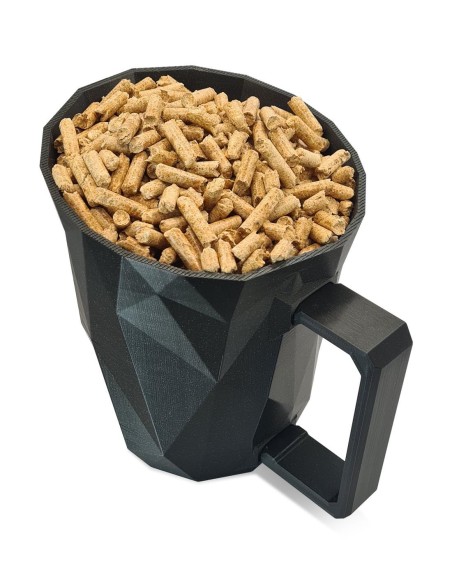 Rangement granulés de bois premium : image