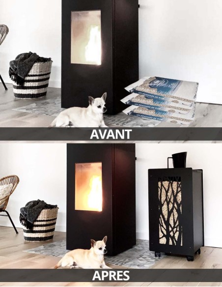 Big Pack Wood pellet storage tree 55Kg : image