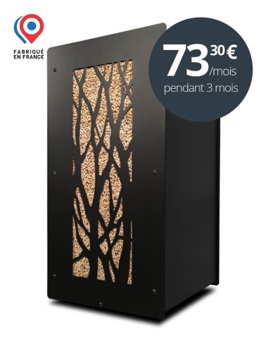 Granulebox 55kg noir ARBRE