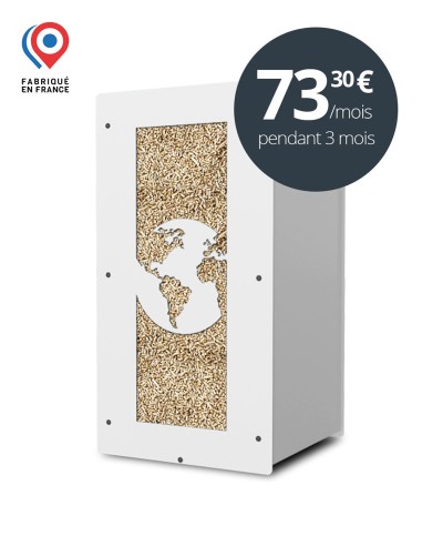 Granulebox 55kg blanc WORLD