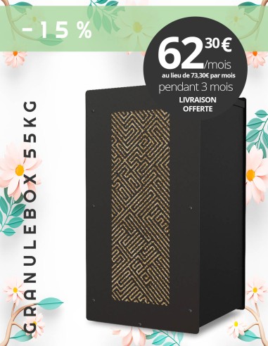 Granulebox 55kg noir LABY