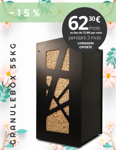Granulebox 55kg noir ARCHI