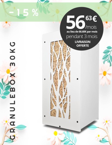 Granulebox 30kg blanc ARBRE