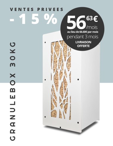 Granulebox 30kg blanc ARBRE