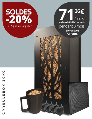 GROS PACK Granulebox 30Kg ARBRE NOIR
