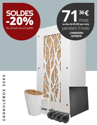 GROS PACK Granulebox 30Kg ARBRE BLANC