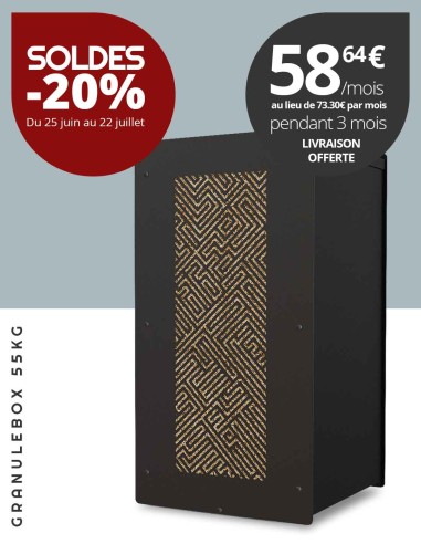 Granulebox 55kg noir LABY