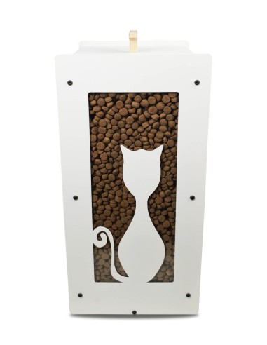 Conteneur croquettes pour chat, fabrication française haut de gamme