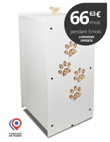 Crocketbox 4 pattes 20 kg blanc