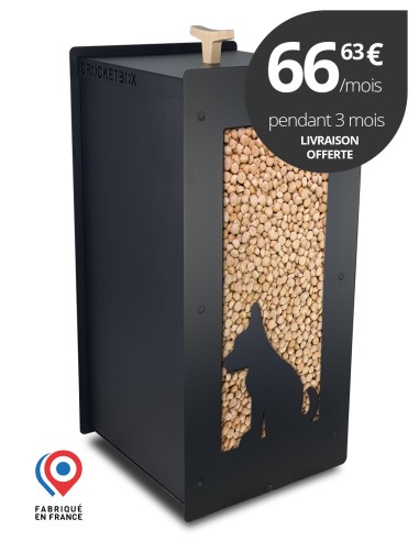 Crocketbox Oscar 20Kg noir