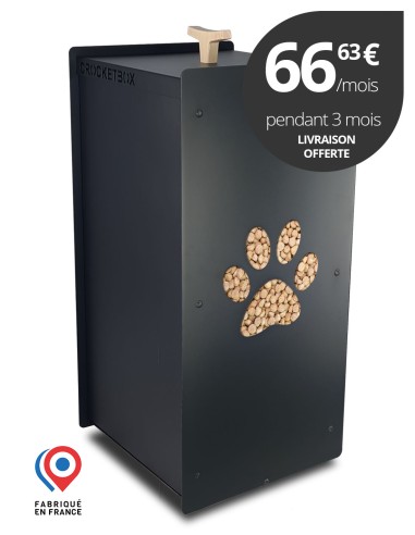 Crocketbox Grosse patte 20kg noir
