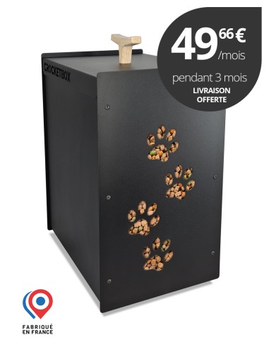 Crocketbox 4 pattes 10Kg noir