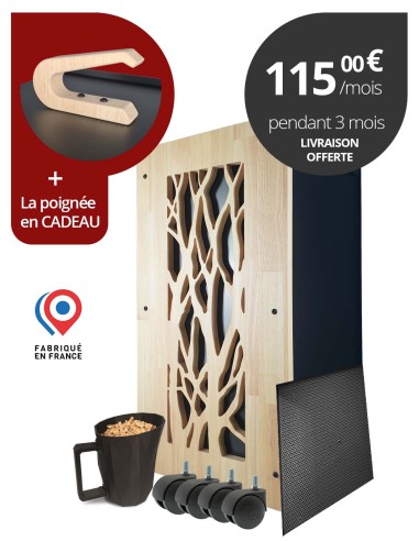 stockage pellets en bois avec filtre à poussière
