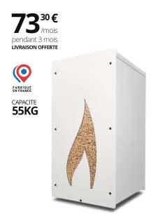 Granulebox is furniture for storage pellets