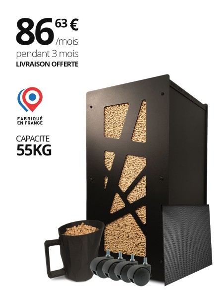 Gros pack réservoir pellets Archi noir : image