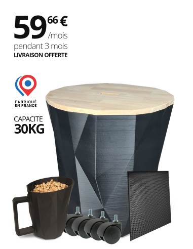 Gros pack stockage pellet 30Kg