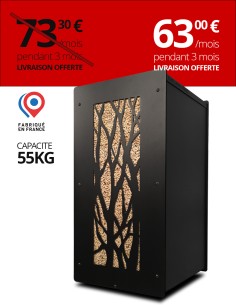 Granulebox 55kg noir ARBRE : image