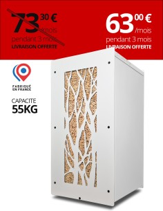 Granulebox 55kg blanc ARBRE : image