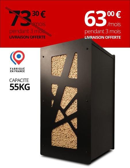 Granulebox 55kg noir ARCHI : image