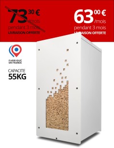Granulebox 55kg blanc NUMERIK : image